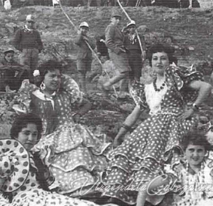 antique flamenco dress